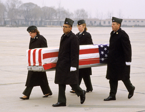 Remains of a U.S. serviceman