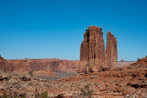 Courthouse Towers, Arches National Park, near Moab, Utah