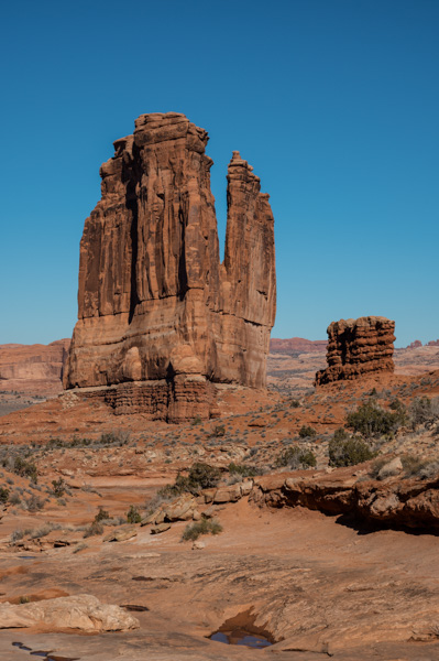 Courthouse Towers, Arches National Park, near Moab, Utah