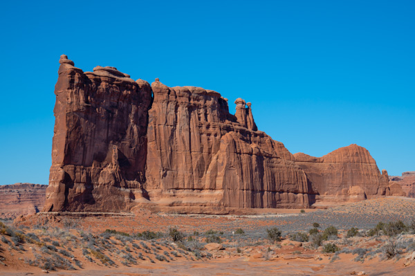Tower of Babel, Park Avenue, Arches National Park, near Moab, Utah