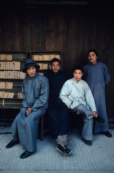 Actors in movie, near Suzhou