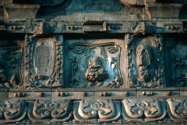 Damaged pagoda, China
