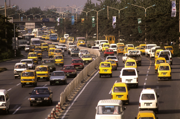 Traffic on 2nd Ring Road, Beijing