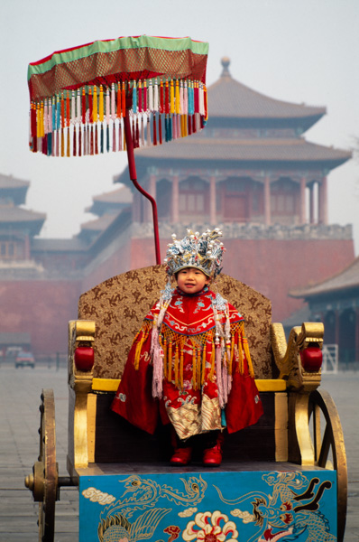 Children at Forbidden City, Beijing