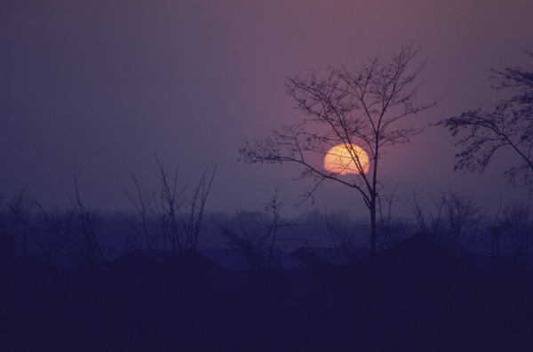 Countryside at sunset