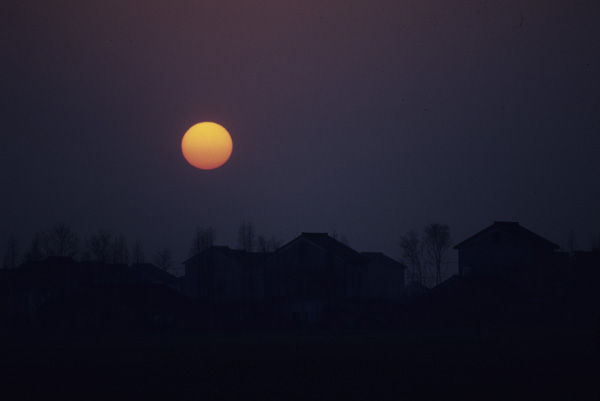 Countryside at sunset