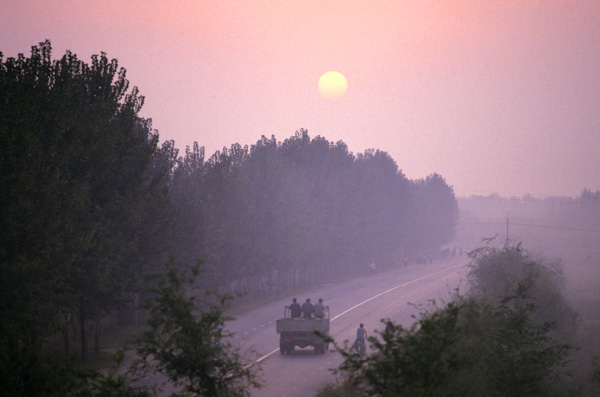 Countryside at sunset