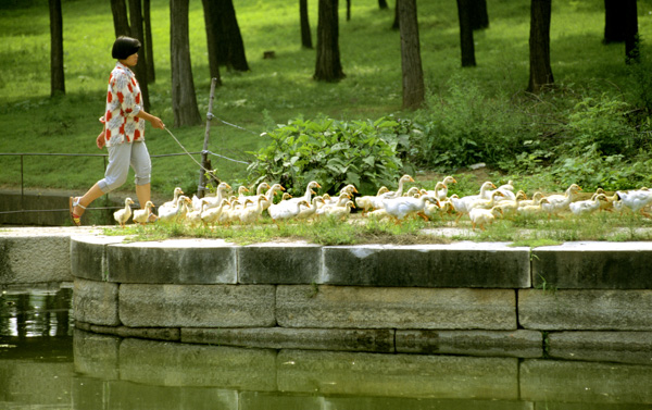 Woman near Beijing