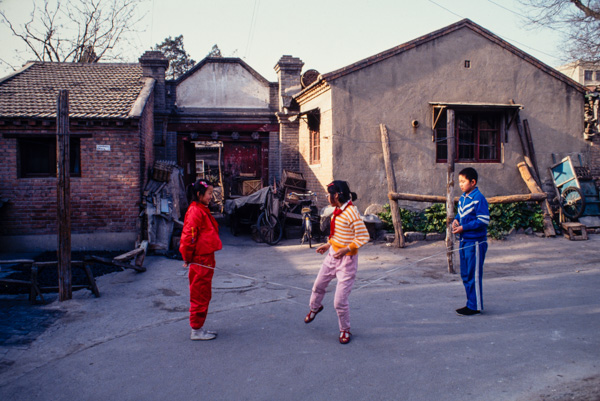 Children playing in hutong, Beijing