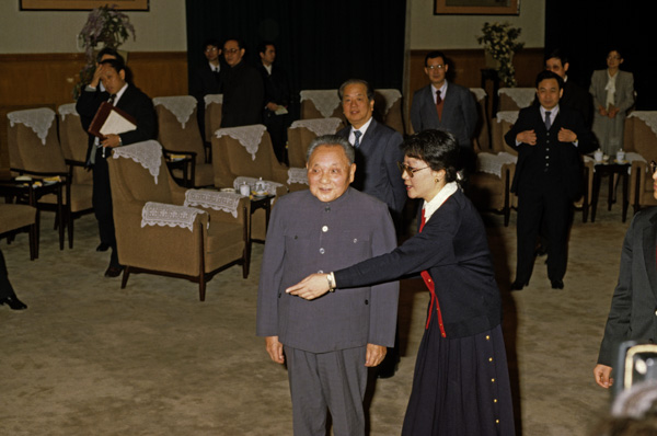 Deng Xiaoping and daughter Deng Rong