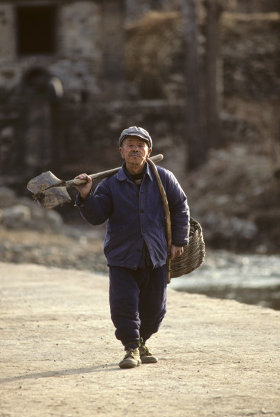 Elderly man, near Beijing
