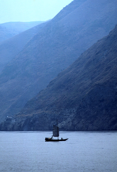 Sailboat on Yangzi River