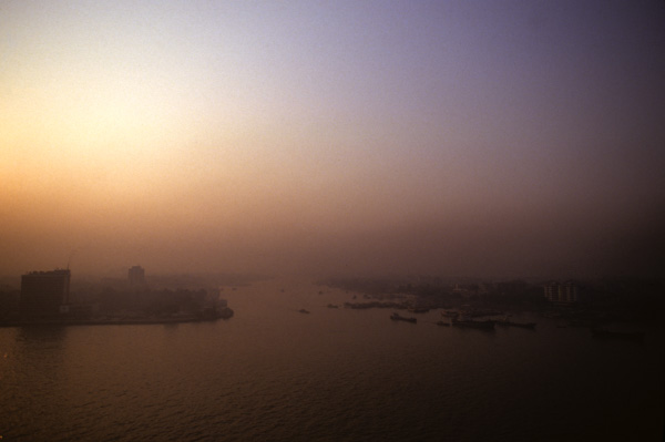 Smog over Pearl River