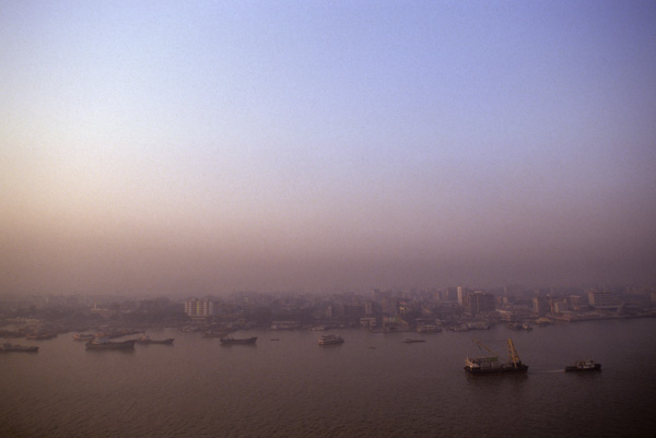 Smog over Pearl River