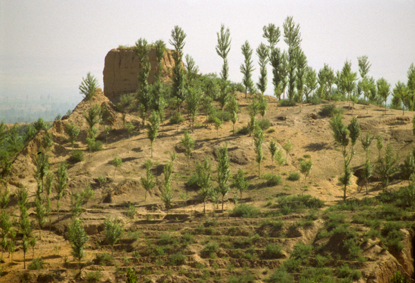Old section of Great Wall, Yulin