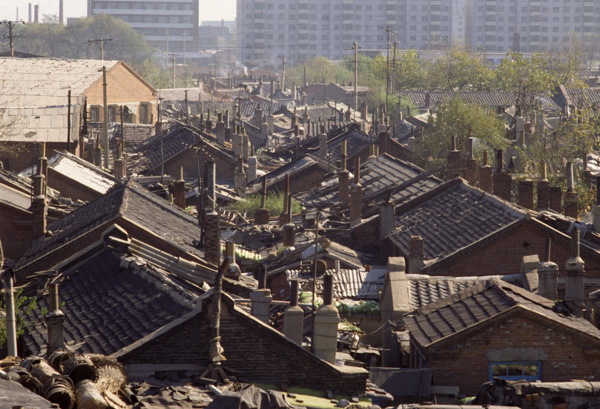 Rooftops and chimneys, Shenyang