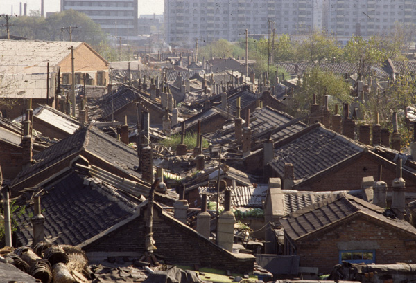 smokestacks, Shenyang, China