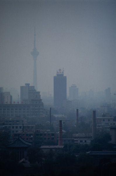 Air pollution, Shanghai, China