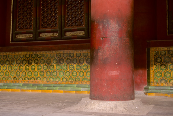 Column detail, Forbidden City