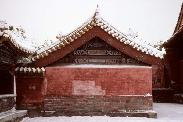 Building in snow, Forbidden City