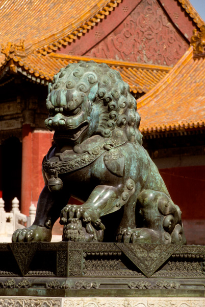 Bronze lion, Forbidden City