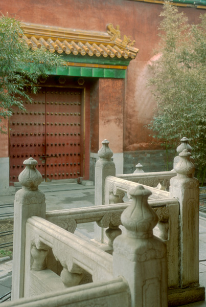 Balustrade, Gate and Bamboo