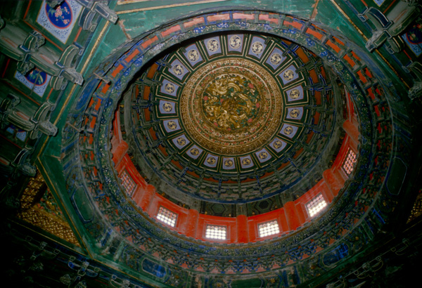 Inside pavilion, Emperor’s Garden