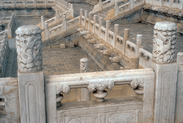 Marble banisters, Forbidden City, China