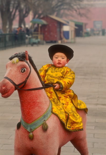 Young Boy on Horse