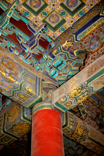 Painted roof interior, Forbidden City