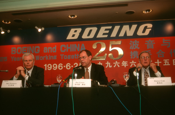 Boeing news conference, Beijing