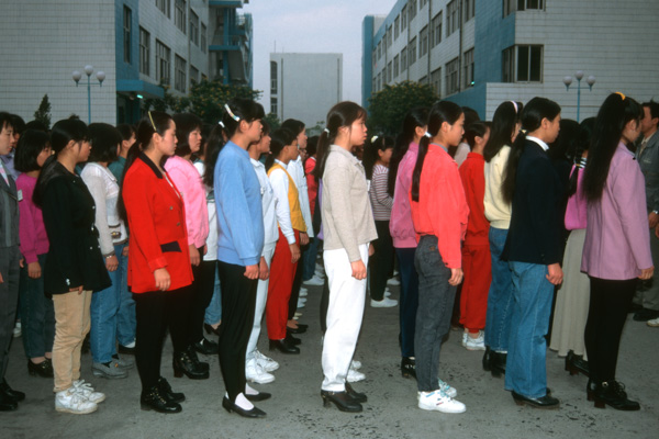 Shoe factory, Shenzhen, China