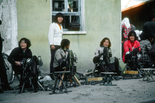 Shoe repairers, China
