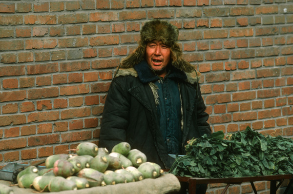 Vegetable vendor, Beijing