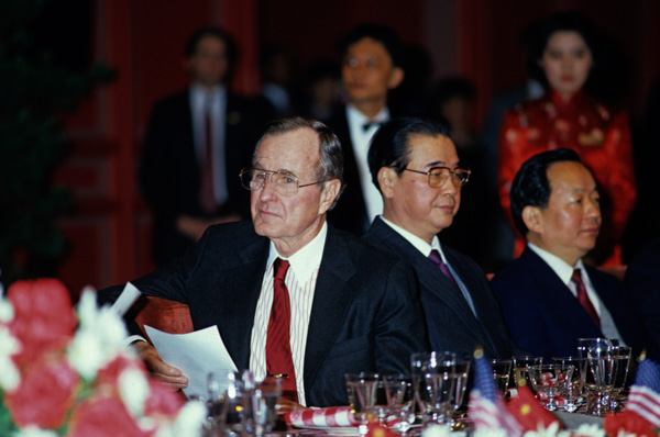 George Bush, Li Peng