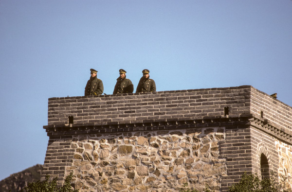 Guards on Great Wall