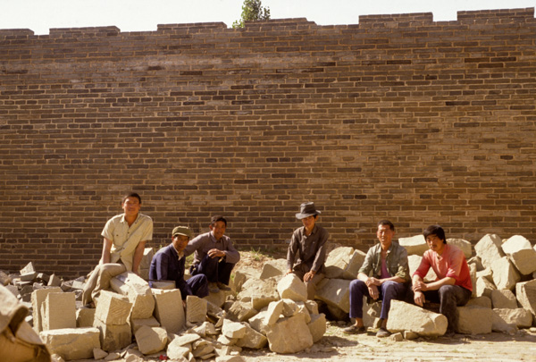 Workers, Great Wall, Yulin