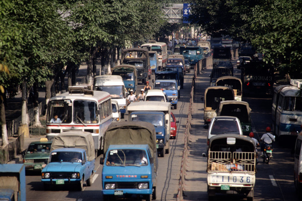 Traffic, Guangzhou, China
