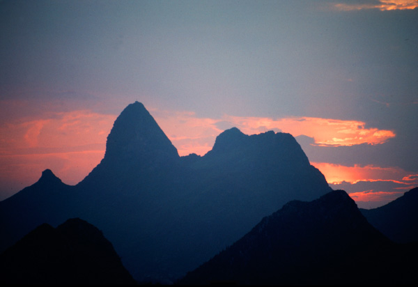 Hills and sunset, Guilin, China