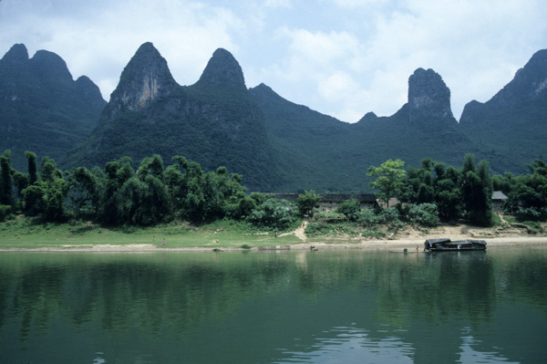 Li River and hills