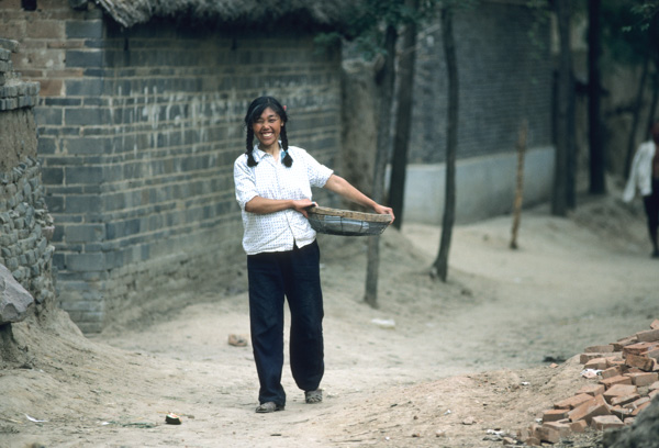 Woman in Henan village