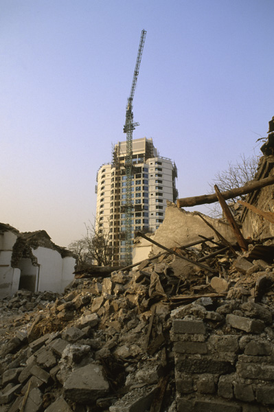 Demolition and new construction, Beijing