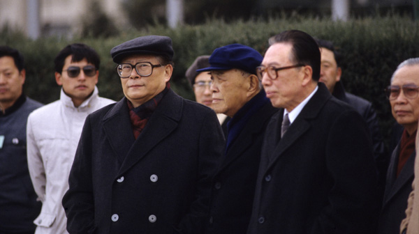 Jiang Zemin and Wu Xueqian