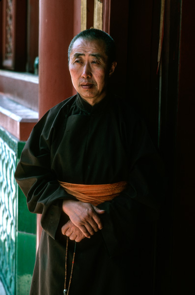 Monk, Lama Temple, Beijing, China