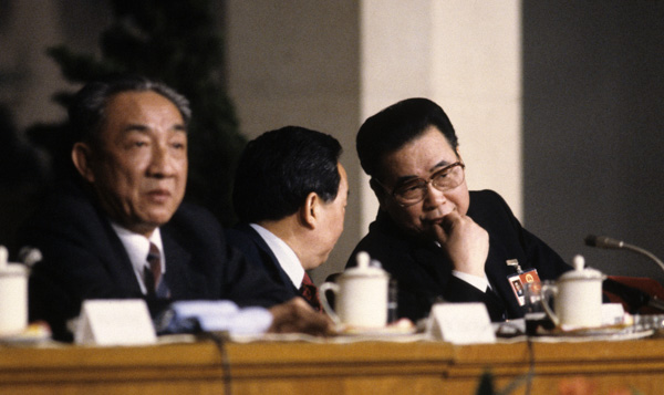 Li Peng with Tian Jiyun