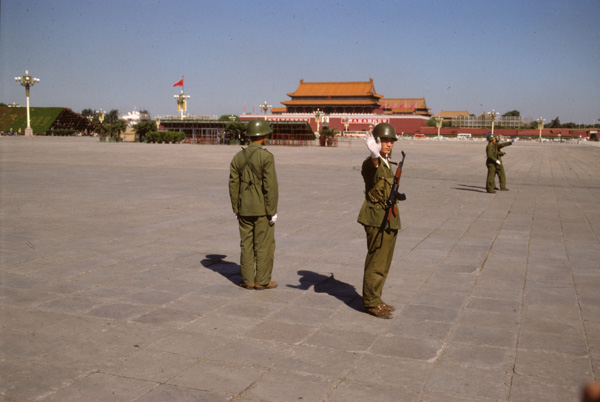 Martial law troops, Tiananmen Square