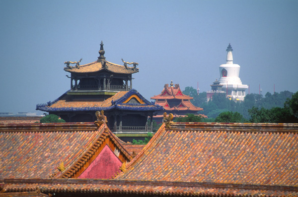 Dagoba and Forbidden City roofs