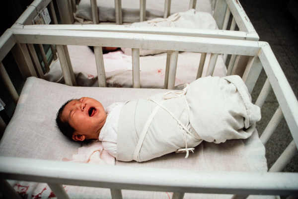 Newborn baby, Beijing, China