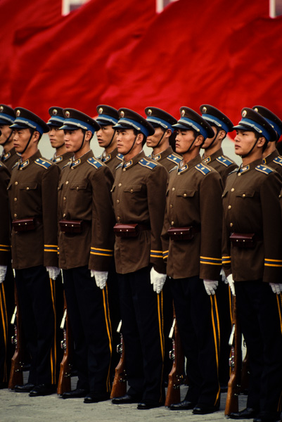 PLA honor guard, Beijing, China