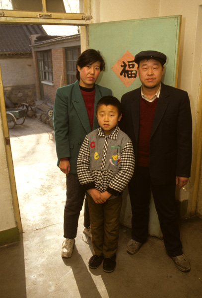Family with one child, Beijing